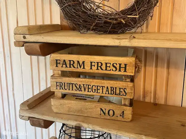 casa vacacional en Países Bajos, Barbante Septentrional, Molenschot – The Lazy Finch Estante de pared.
