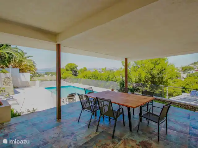 Laja - Villa con vista panorámica en la ladera en España, Costa Blanca, Moraira - villa