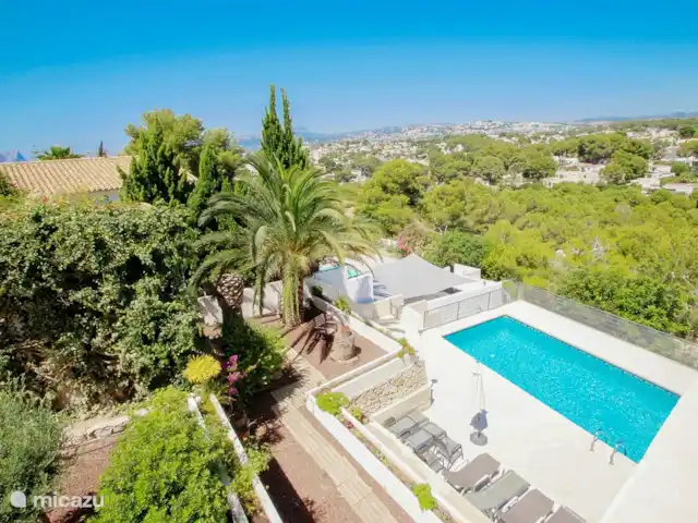 Laja - Villa con vista panorámica en la ladera en España, Costa Blanca, Moraira - villa