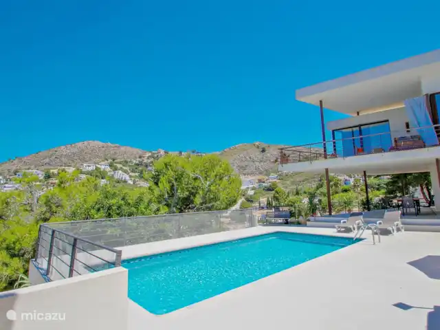 Laja - Villa con vista panorámica en la ladera en España, Costa Blanca, Moraira - villa