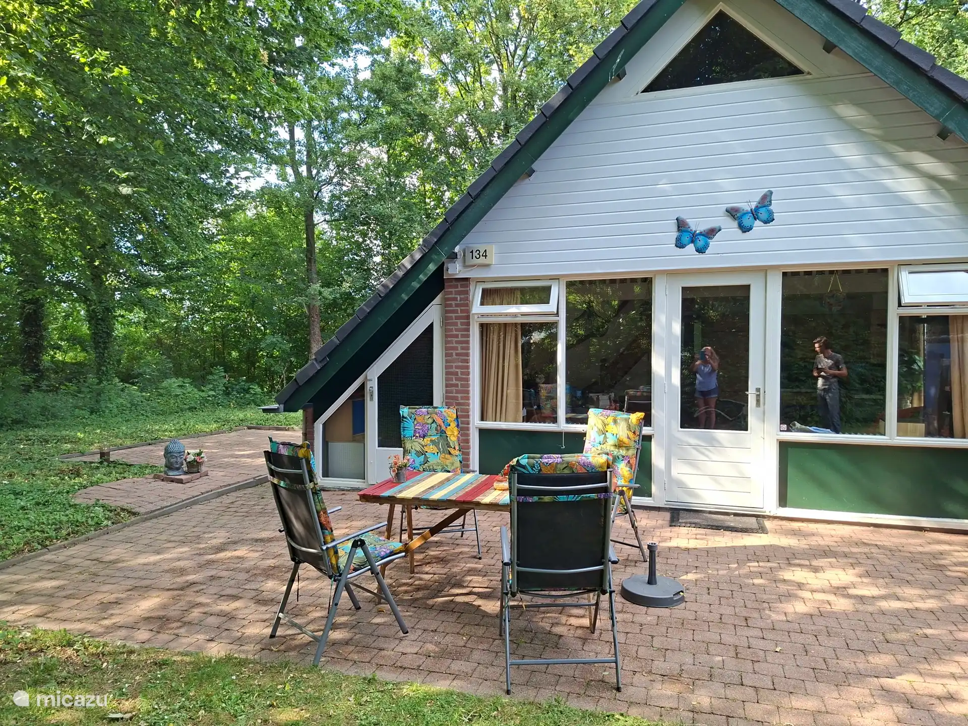 Butterflies has 3 terraces with lots of privacy! 