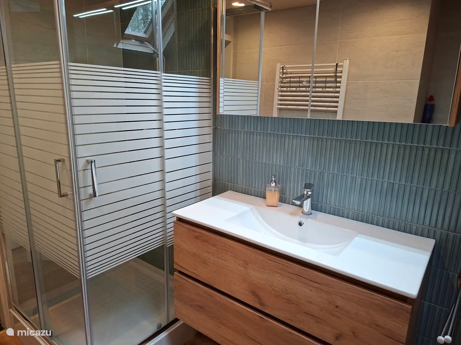 The bathroom was completely renovated in 2026! 