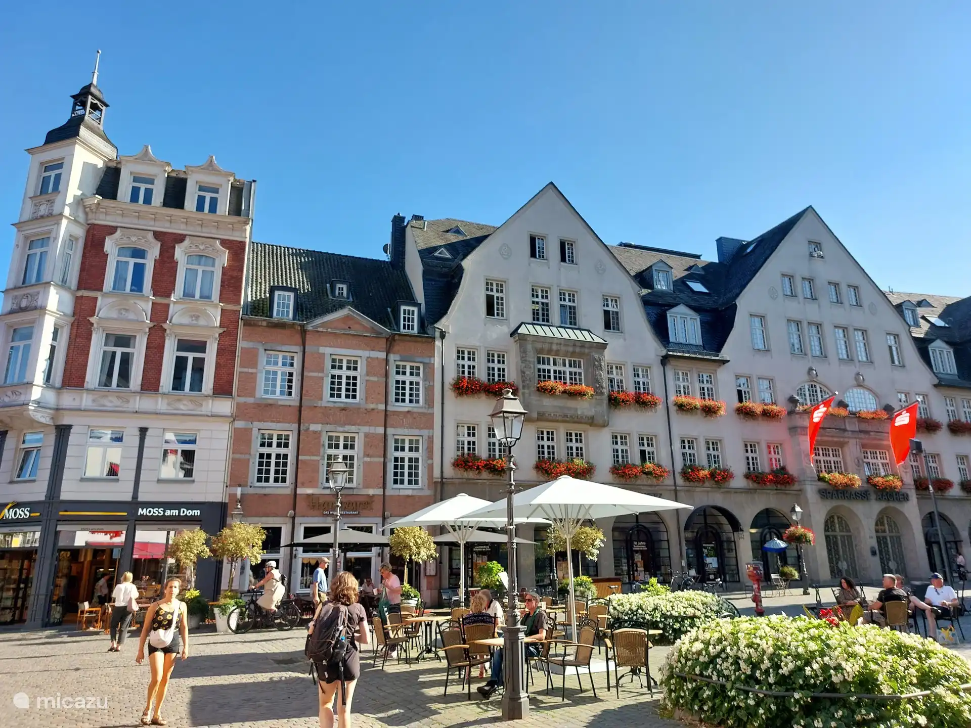 Atmospheric square in Aachen