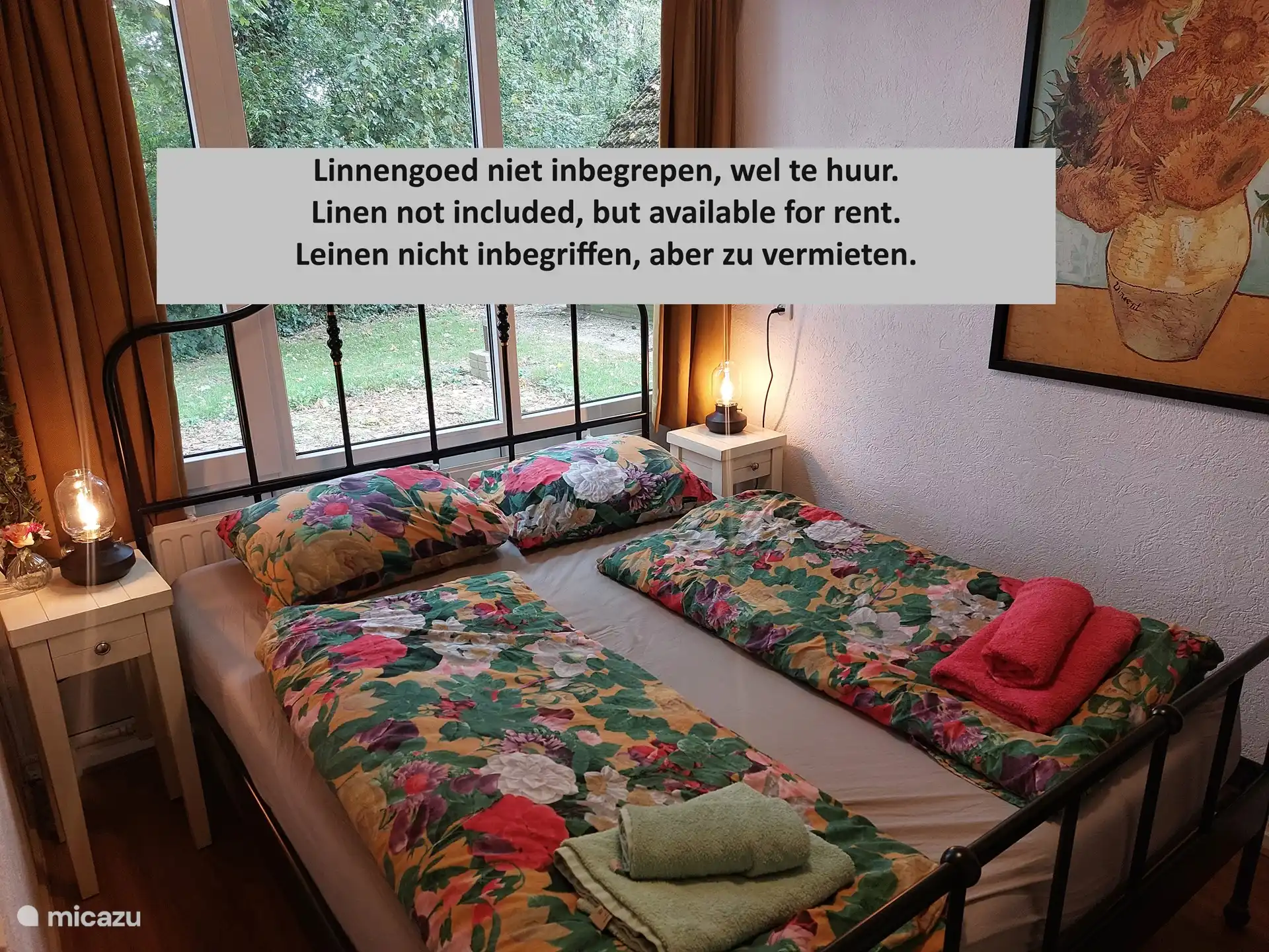 Linen is available for rent