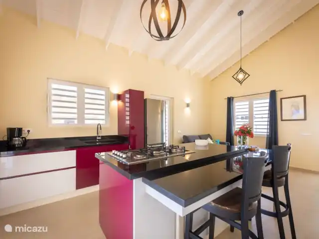 La retraite du gouverneur | Curaçao, Banda Abou (ouest), Fontein - villa La cuisine spacieuse et bien équipée répond à tous les besoins.
novembre 2024