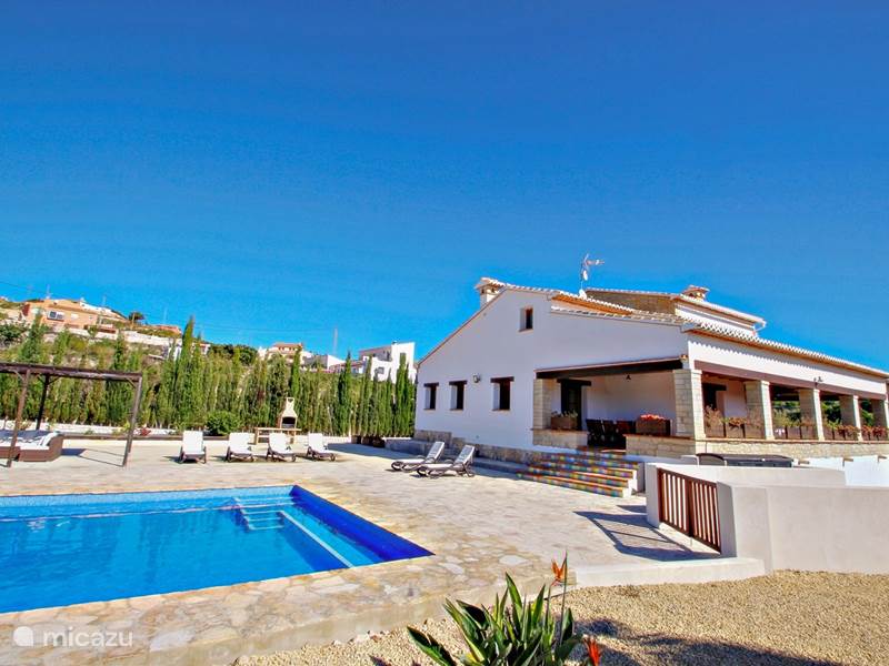 Vakantiehuis Spanje, Costa Blanca, Teulada Villa Finca Argudo villa schilderachtig uitzicht