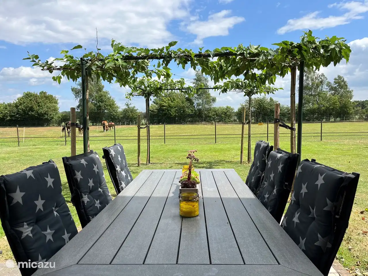 Blick von der Terrasse.