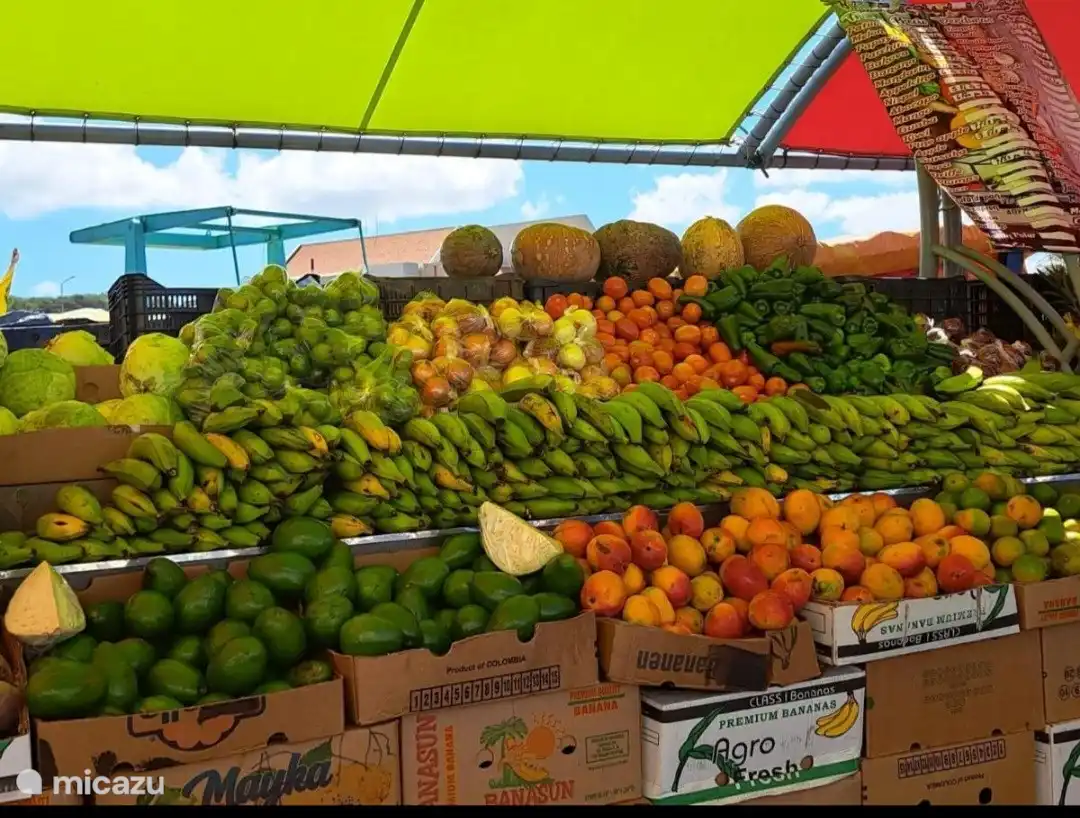 Floating fruit market
