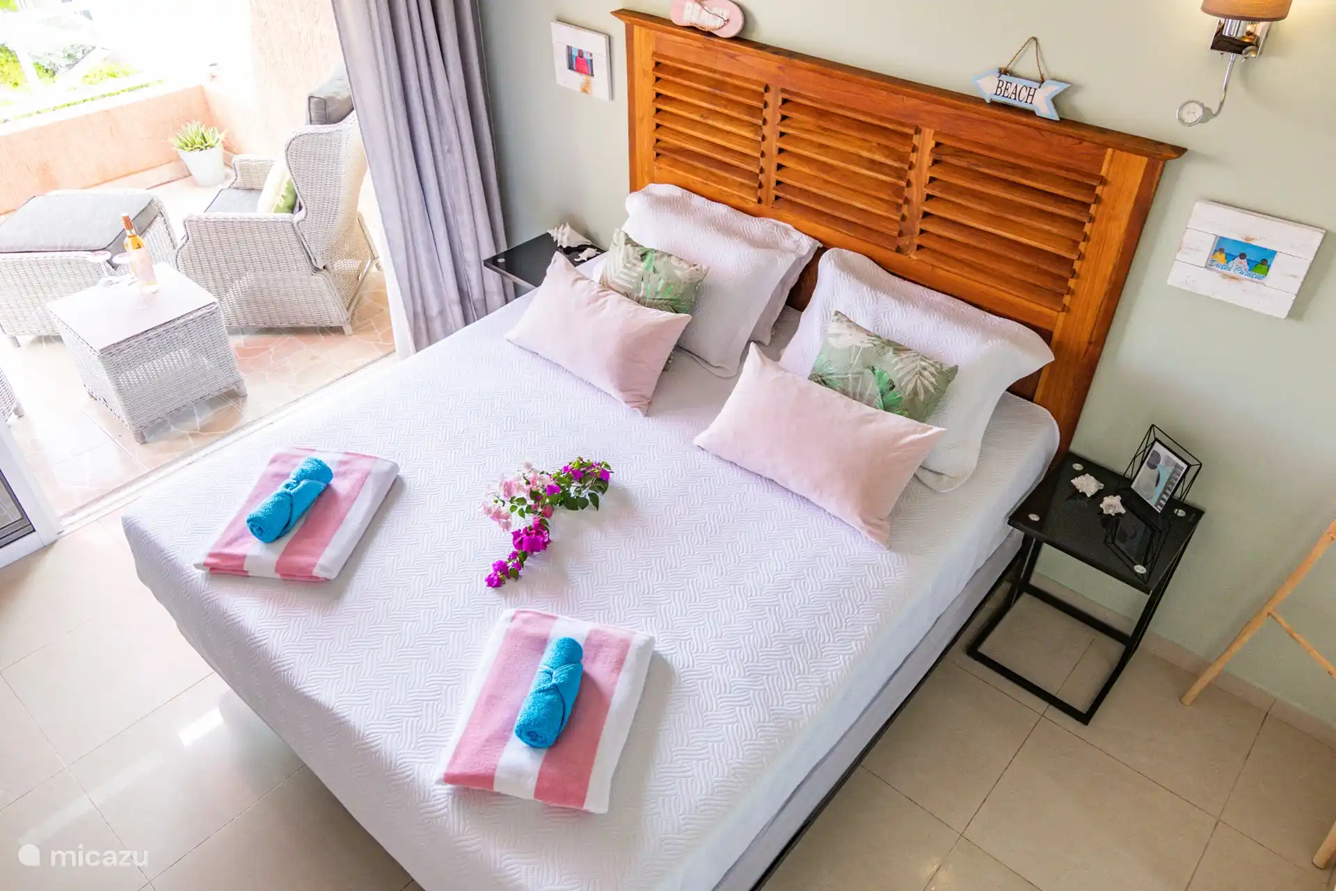 Large king-size bed where you can sleep and rest during the holidays