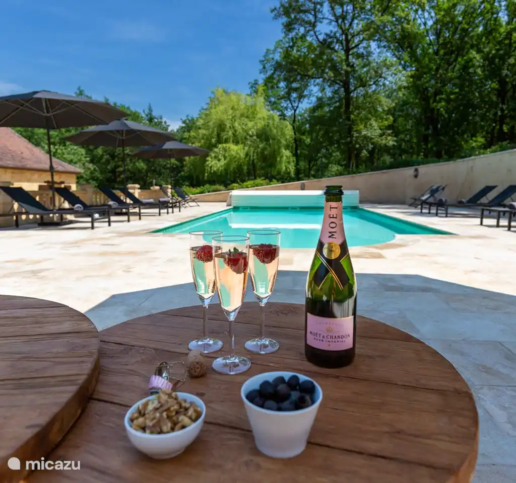 Luxe vakantiehuis met warm zwembad