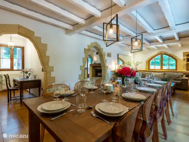 Maison de vacances de luxe avec piscine chaude | France, Dordogne, Rampieux - maison de vacances Salon en bas