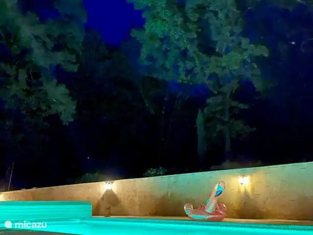 Maison de vacances de luxe avec piscine chaude | France, Dordogne, Rampieux - maison de vacances Piscine éclairée