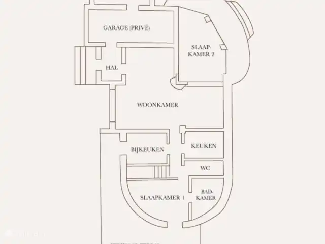 Location de Vacances Espagne, Costa Brava, Sant Pere Pescador, villa - Villa Paradis Plan du rez-de-chaussée