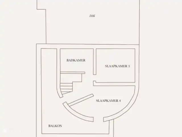Location de Vacances Espagne, Costa Brava, Sant Pere Pescador, villa - Villa Paradis Plan du 1er étage