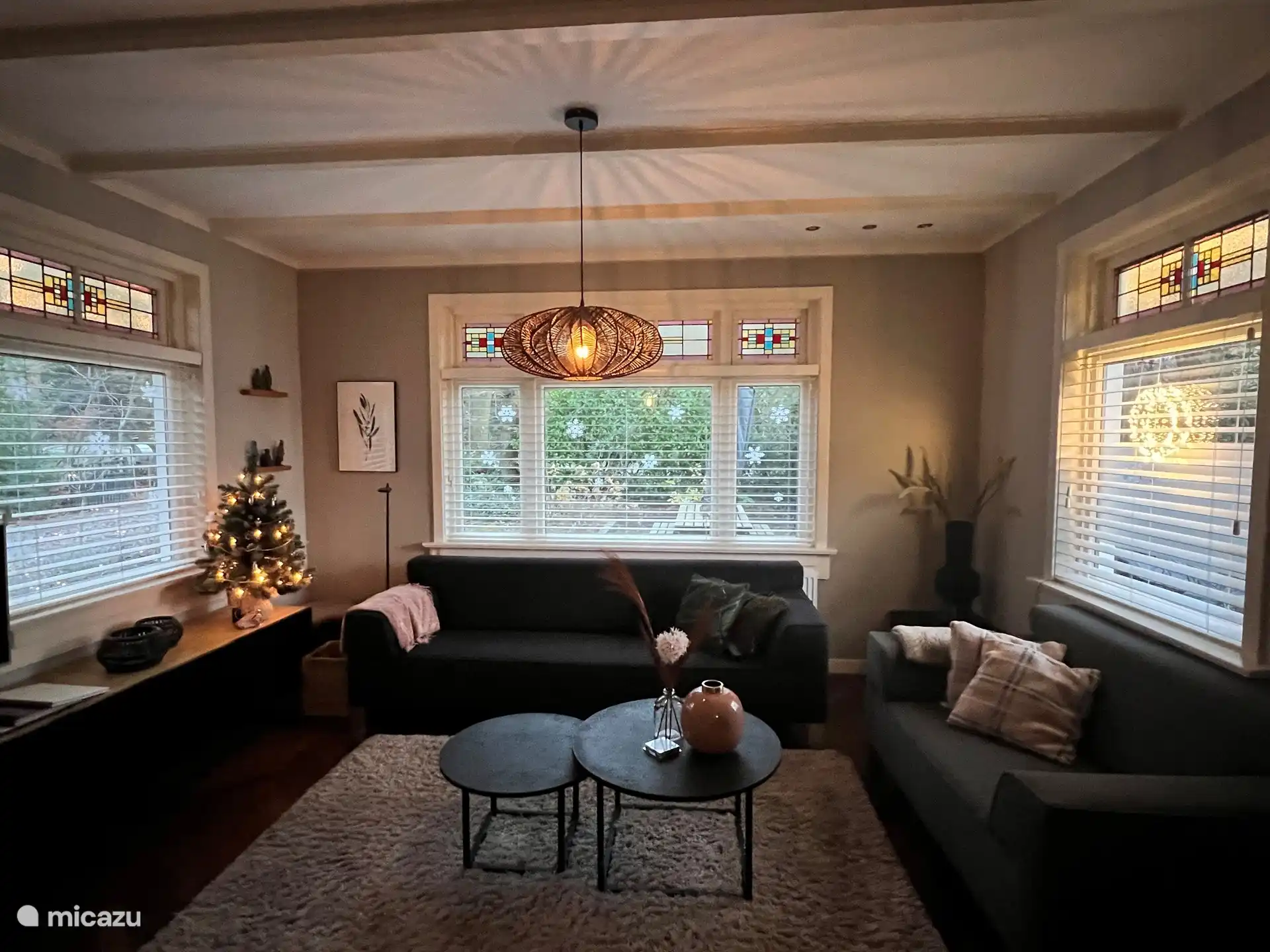 gemütliches Wohnzimmer auch in den Wintermonaten
