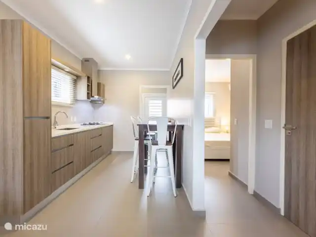 apartamento en Curazao, Banda Arriba (este), Montaña Abou – Casa Kaya Cocina/Dormitorio 1