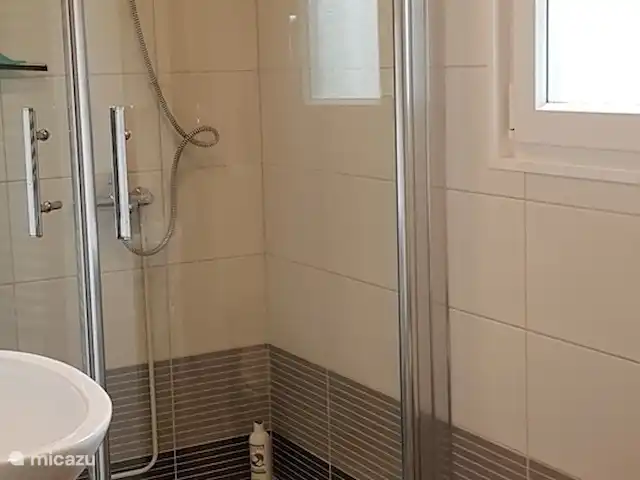 Location de Vacances Pays-Bas, Gueldre, Wells, chalet - Huisje de Larch - avec sauna extérieur Salle de bain spacieuse et moderne