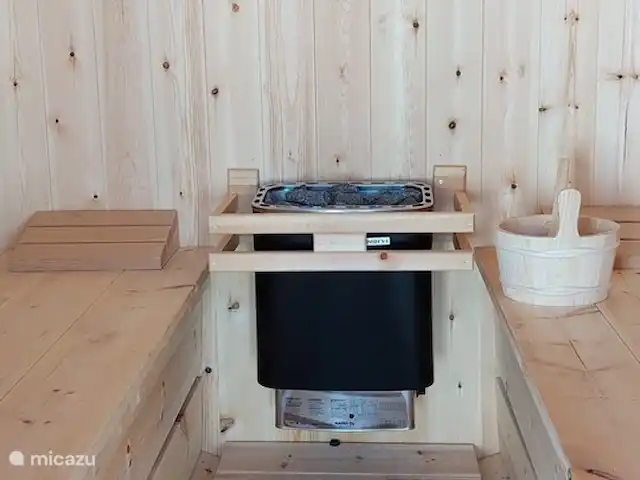 Location de Vacances Pays-Bas, Gueldre, Wells, chalet - Huisje de Larch - avec sauna extérieur Sauna intérieur au chalet de Larch