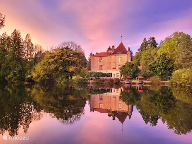 Chalet Château Le Verdoyer Belle Vue | France, Dordogne, Champs-Romain - chalet Magnifique coucher de soleil