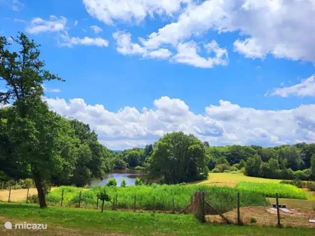 Chalet Château Le Verdoyer Belle Vue | France, Dordogne, Champs-Romain - chalet Vue sur le lac récréatif
