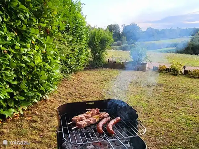 Chalet Château Le Verdoyer Belle Vue | France, Dordogne, Champs-Romain - chalet Espace barbecue ombragé