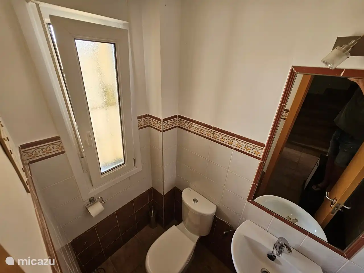 Separate Toilette im Erdgeschoss