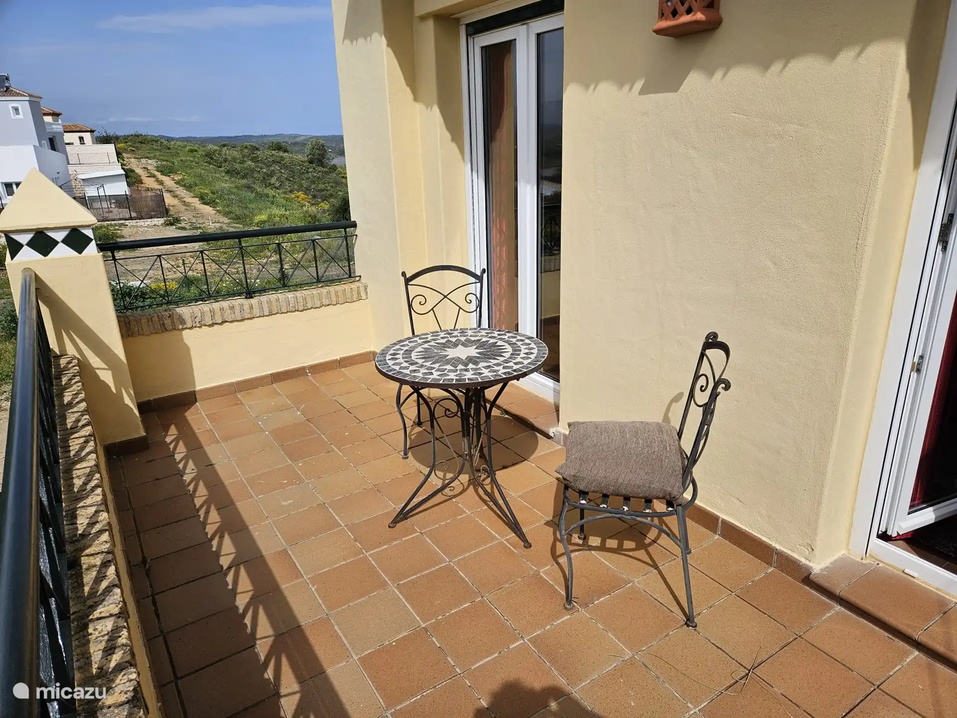 Terrasse im Hauptschlafzimmer