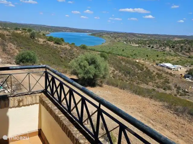 Location de Vacances Espagne, Andalousie, Ayamonte, maison de vacances - Casa Guadiana Vue à l’arrière du fleuve Guadiana. De l’autre côté de la rivière, vous pouvez voir le Portugal.