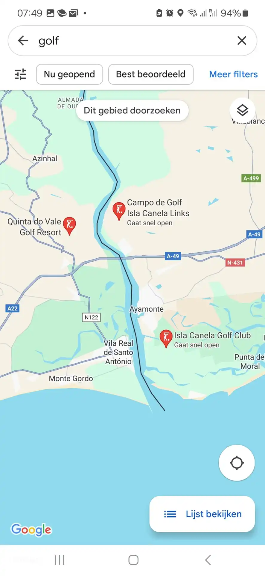 Mehrere Golfplätze sind weniger als eine halbe Autostunde entfernt. 1 Golfplatz sogar 2km entfernt.