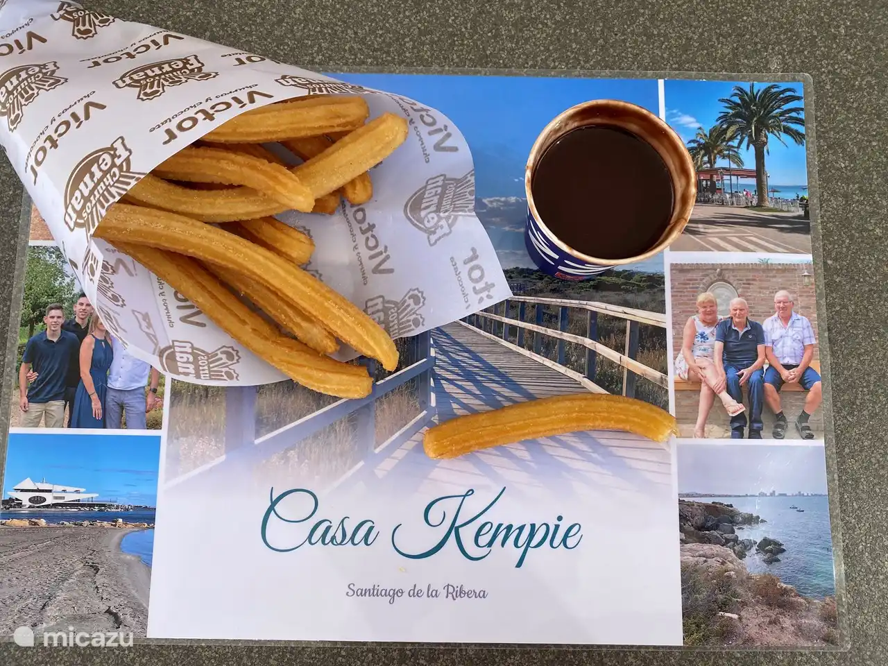 Churros mit Zucker und Schokolade vom wöchentlichen Mittwochsmarkt, nur wenige Gehminuten von Casa Kempie entfernt.