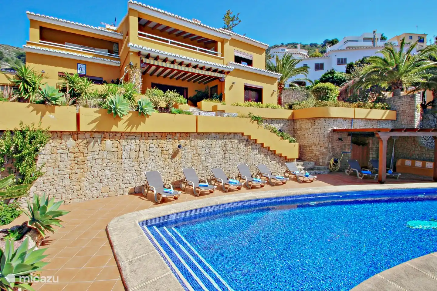 Ferienhaus am Strand von El Portet in Spanien, Costa Blanca, Moraira - villa