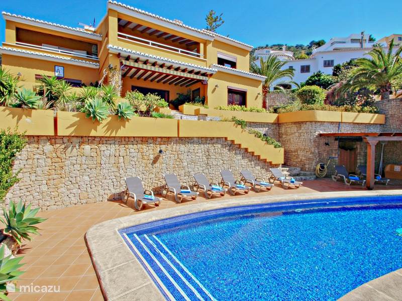 Holiday home in Spain, Costa Blanca, Moraira Villa El Portet beachfront holiday home