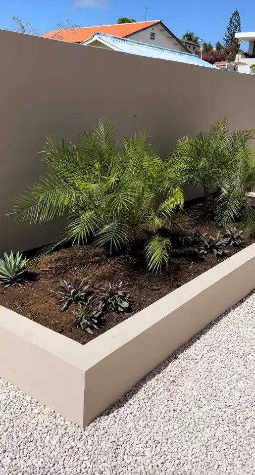 Tropische prive tuin 