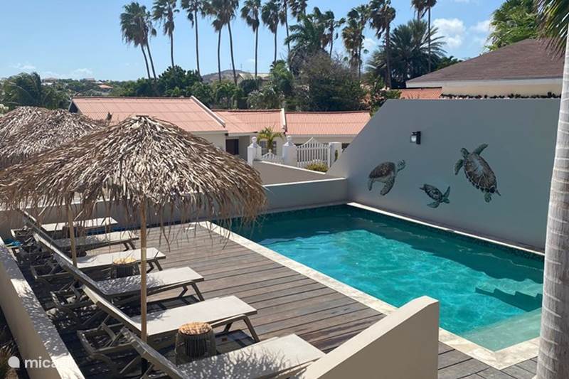 Vakantiehuis Curaçao, Banda Ariba (oost), Cas Grandi Vakantiehuis Resortje met zwembad nabij strand A1