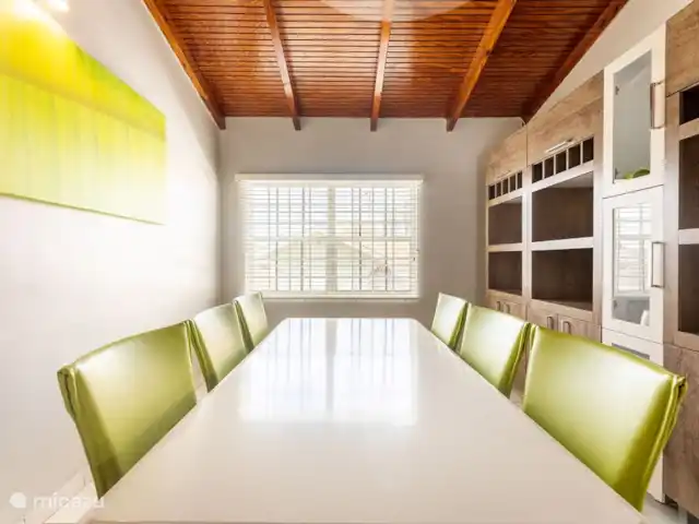 villa en Curazao, Banda Arriba (este), Montaña Abou – Villa Ambrosía Comedor