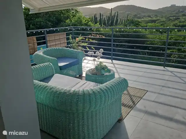 Reina de la colina en Curazao, Bandabou (oeste), Barber - villa Terraza exterior