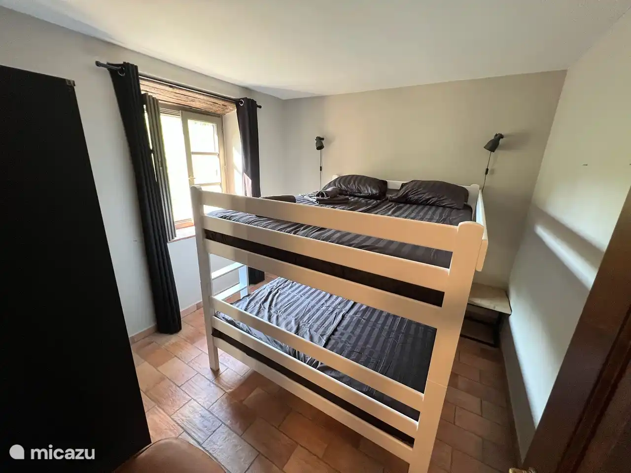 Das dritte Schlafzimmer mit einem Doppelstockbett