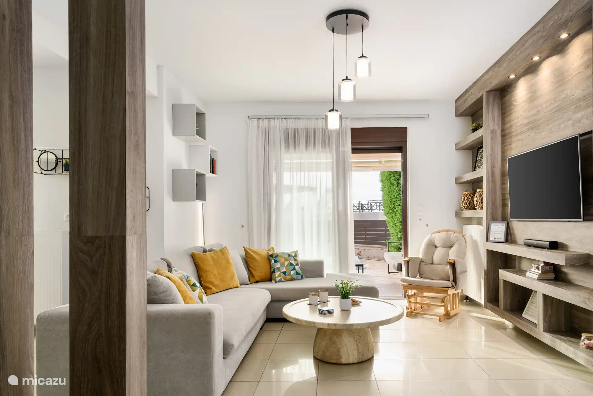 Indoor lounge area, living room