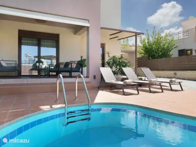 Villa Los Pacos | Grèce, Crète, Adele - villa Vue sur la piscine