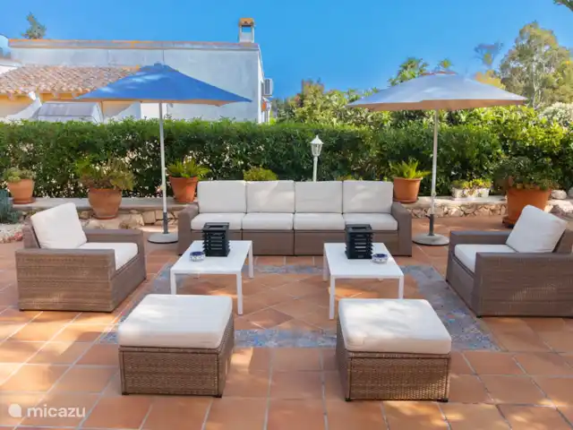 Casa Fon Sana en España, Costa Blanca, Moraira - casa vacacional Salón terraza