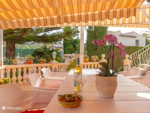 Casa Fon Sana en España, Costa Blanca, Moraira - casa vacacional Terraza a nivel del jardín