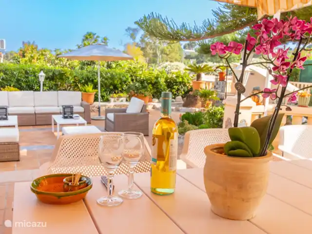 Casa Fon Sana en España, Costa Blanca, Moraira - casa vacacional Salón terraza