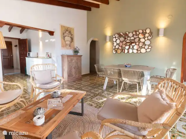 Casa Fon Sana en España, Costa Blanca, Moraira - casa vacacional Sala de estar