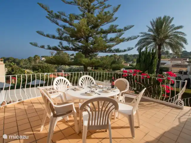 Casa Fon Sana en España, Costa Blanca, Moraira - casa vacacional Por encima de la terraza