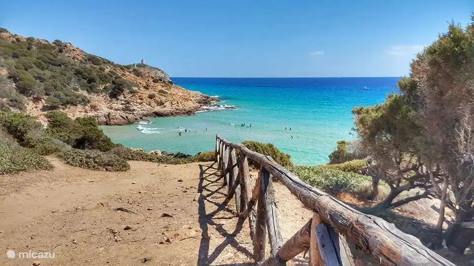 Cala del Morto 10 minuten van ons vandaan