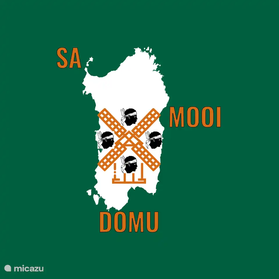 Ons logo, een combinatie van nederlandse en sardijnse invloeden