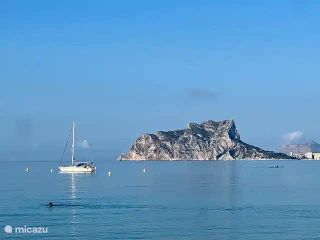 Casa Ça Va huren in Spanje, Costa Blanca, Moraira - villa Uitzicht op de rots bij Calpe (Peñon d’Ifach).