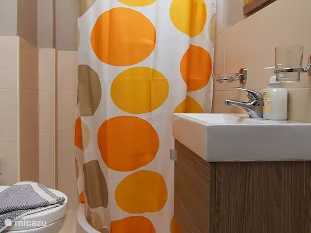Villa Ipérion | Grèce, Crète, Agia Triada - villa Salle de bain avec douche et toilette