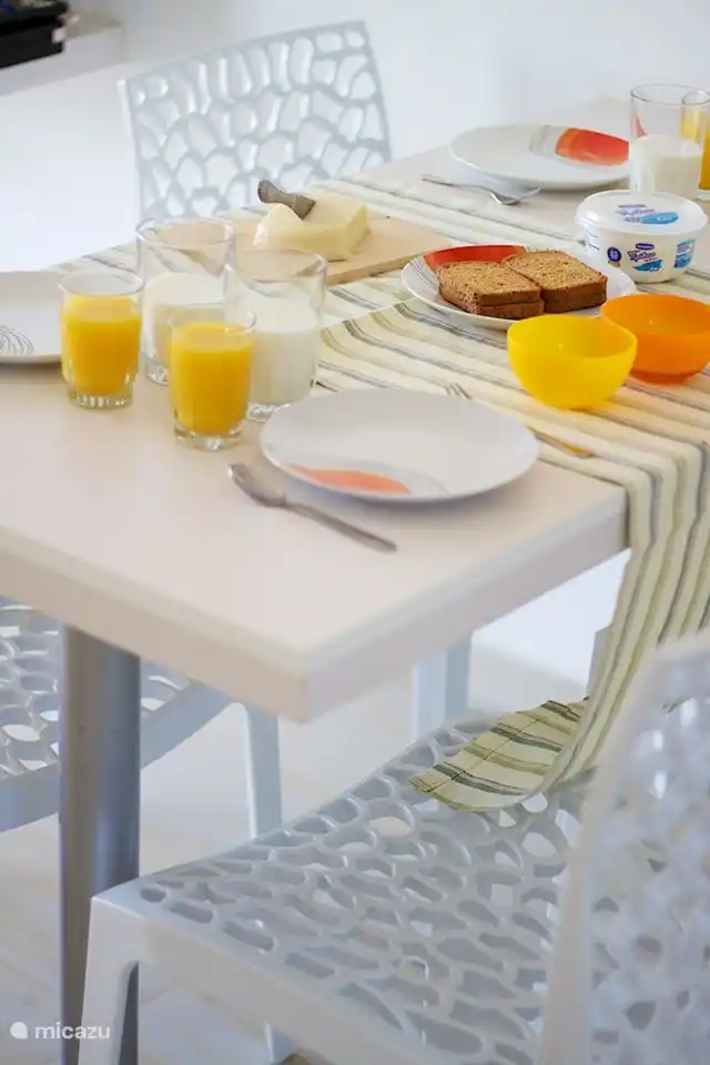 Genießen Sie Ihr Frühstück in der Sonne