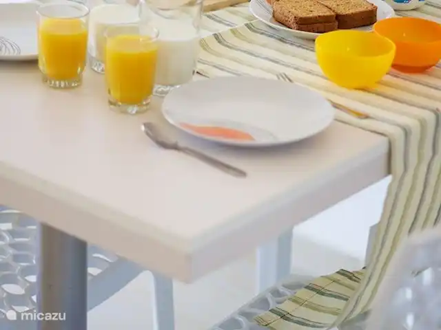 Villa Ipérion | Grèce, Crète, Agia Triada - villa Prendre le petit déjeuner au soleil